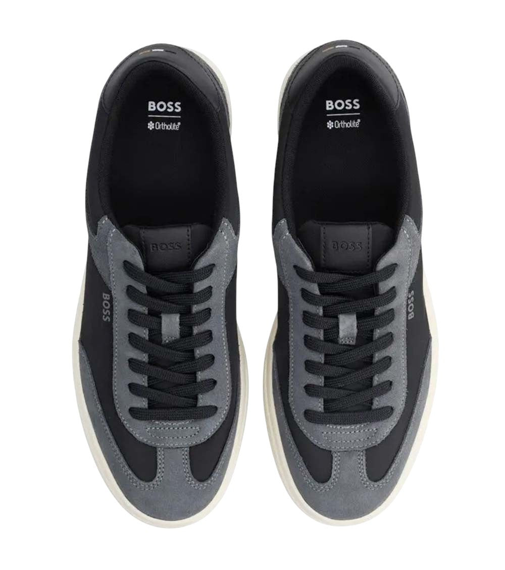 Grey Color-Block Casual Sneakers 3
