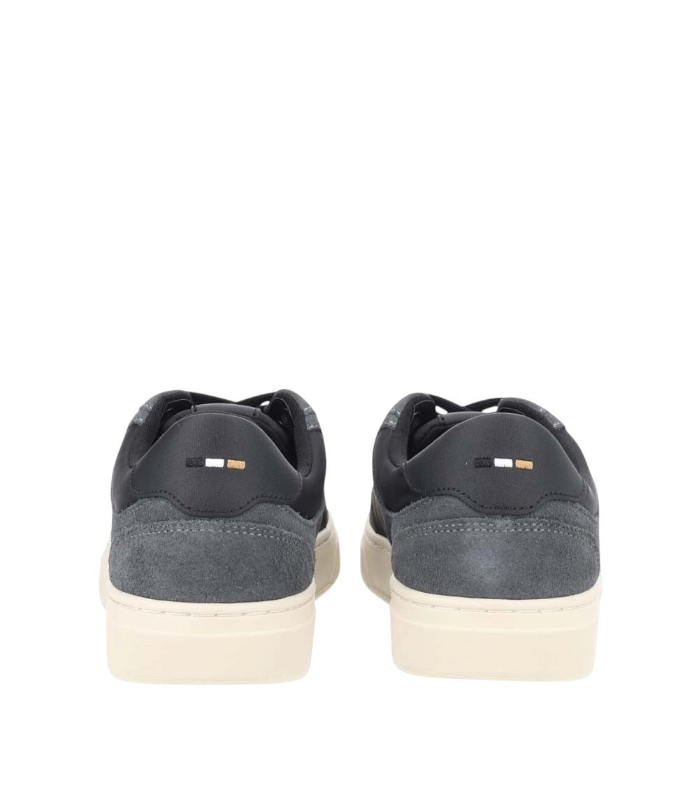 Grey Color-Block Casual Sneakers 4