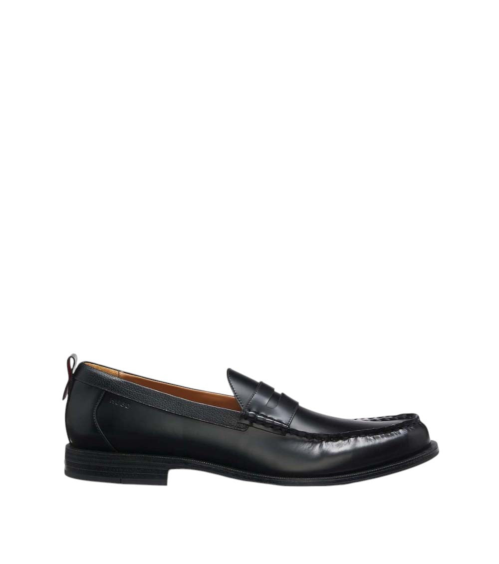 Black Leather Loafers 1