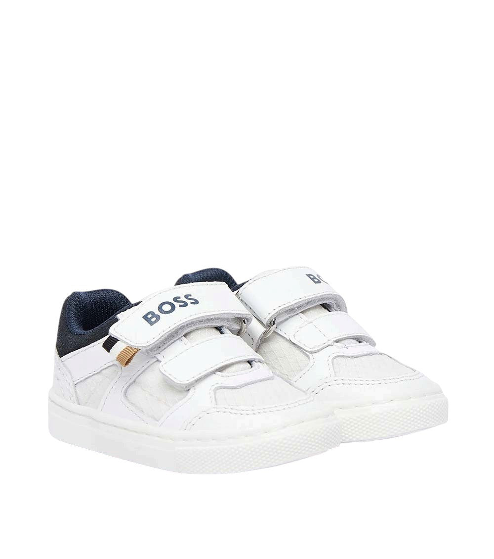 Boys White Logo Sneakers 2