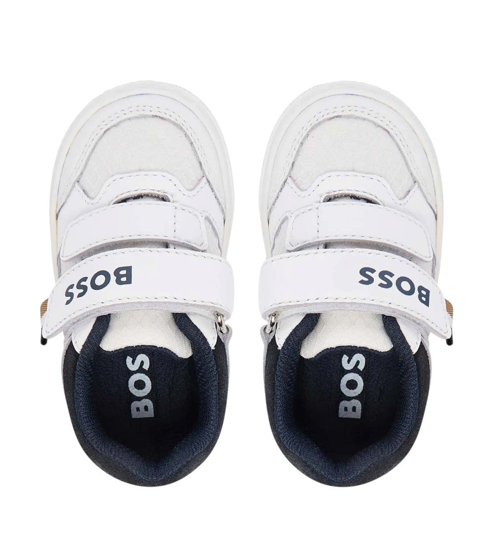 Boys White Logo Sneakers 3