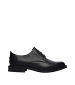 Black Leather Lace Up Shoes 1