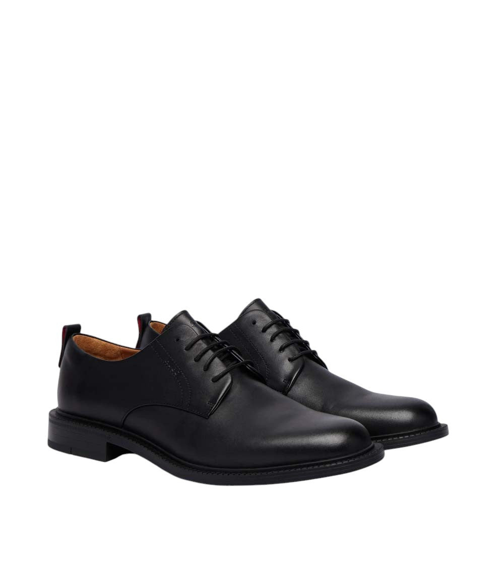 Black Leather Lace Up Shoes 2