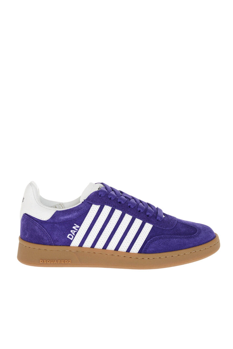 Purple Stripes Boxer Sneakers 1