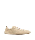 Beige Suede Sneakers 1