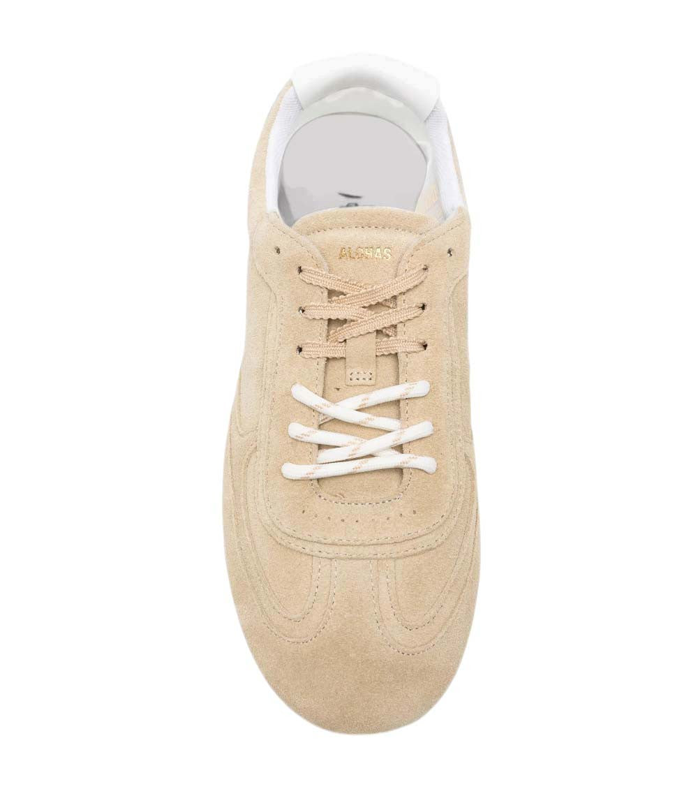 Beige Suede Sneakers 3