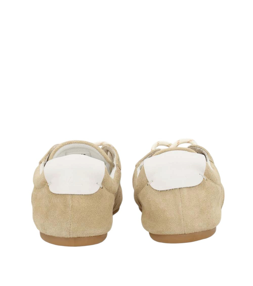 Beige Suede Sneakers 4