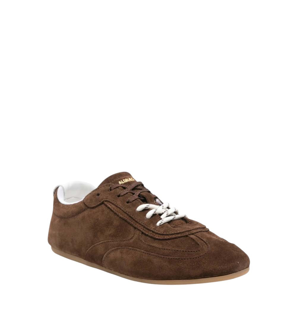 Dark Brown Logo Sneakers 2