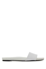 White Leather Sandals 1