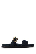 Denim Logo Sandals 1
