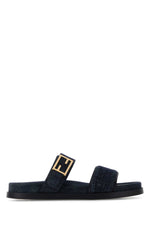 Denim Logo Sandals 1