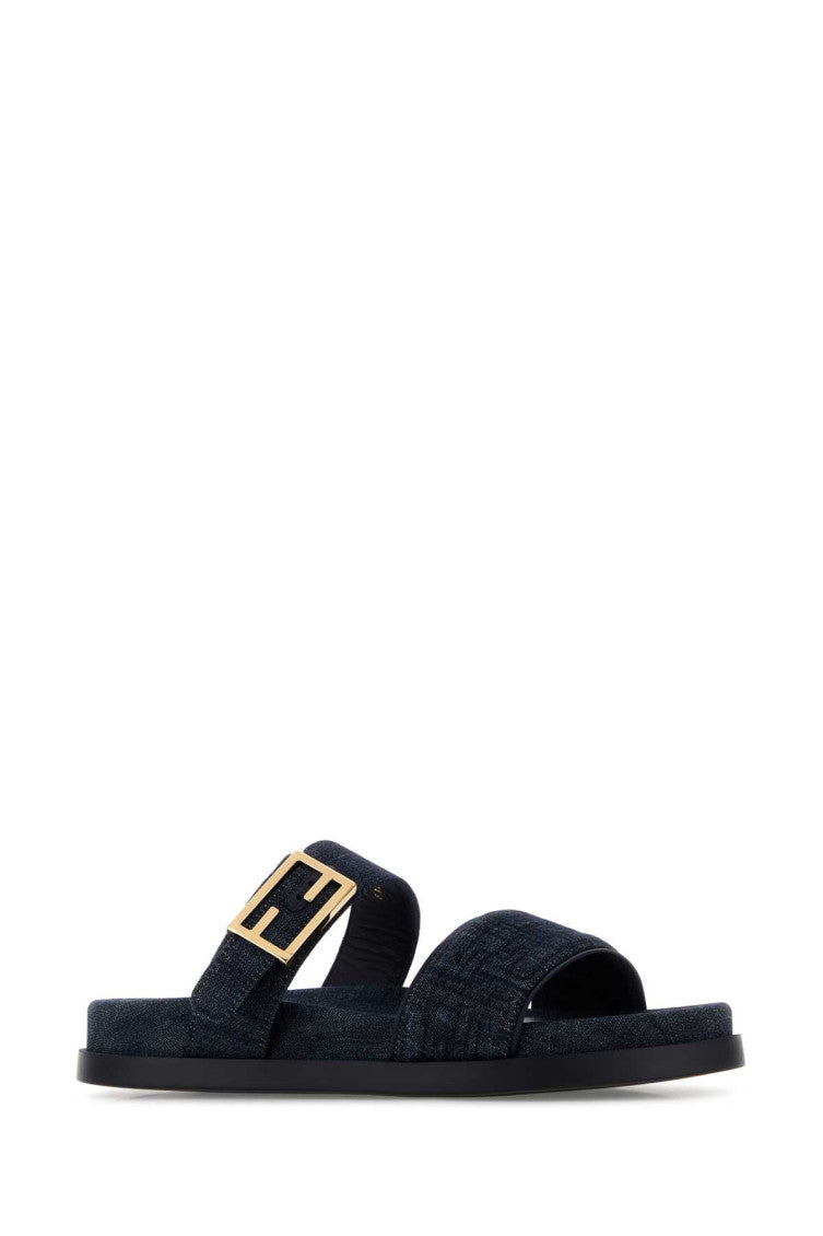 Denim Logo Sandals 2
