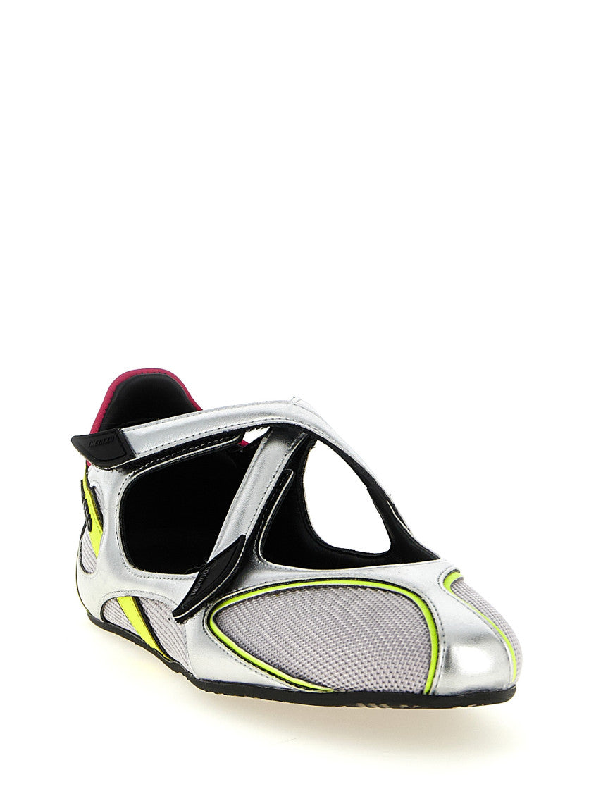 Silver Floor-01 Ballet Flats 2