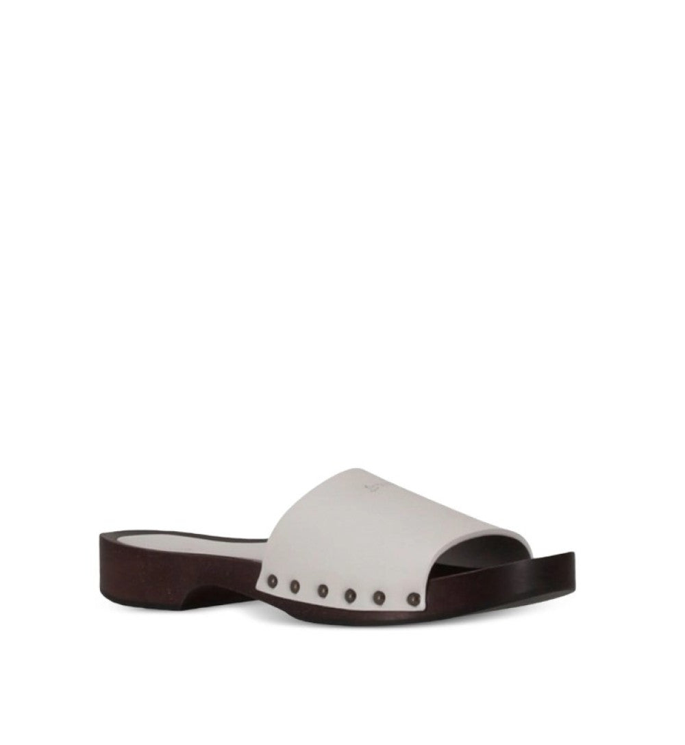 White Slip-on Sandals 2