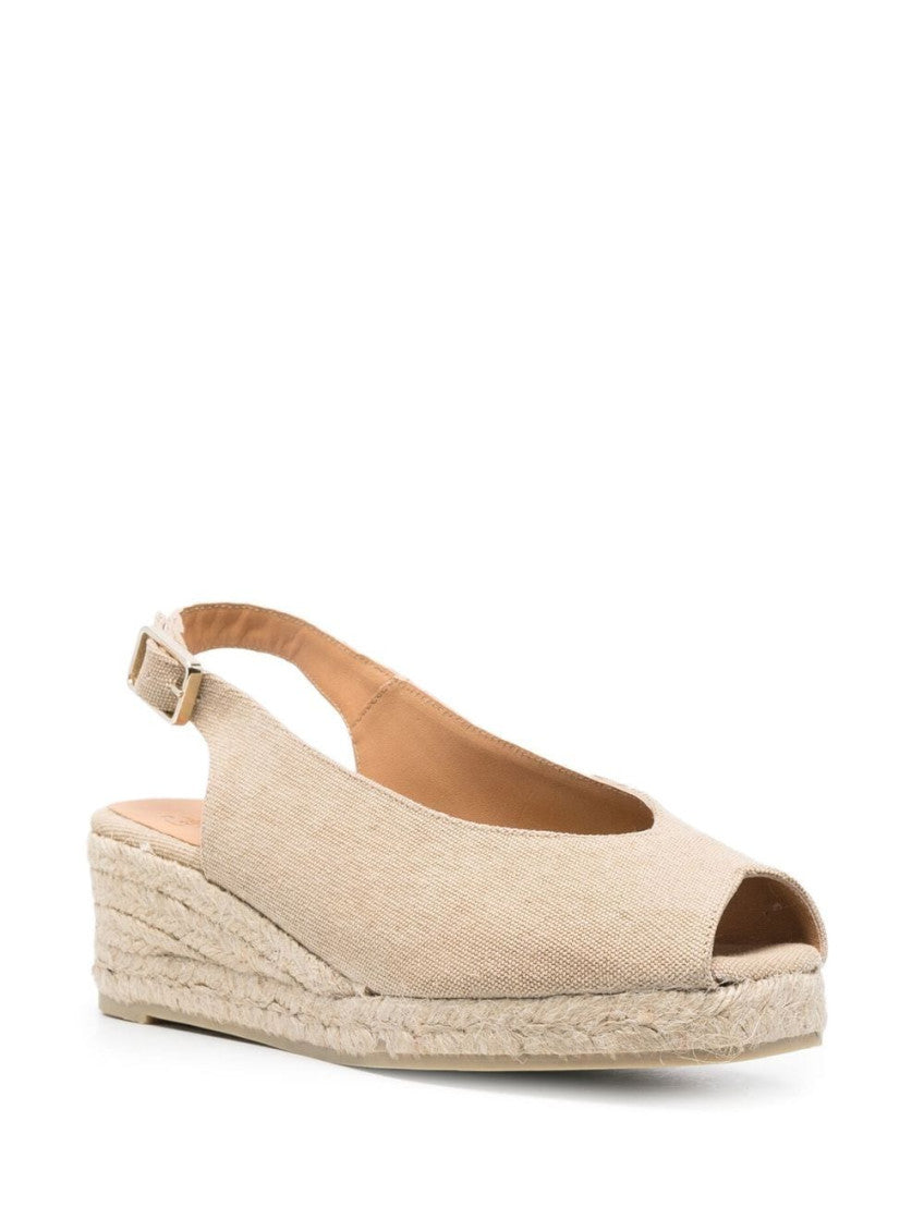 Beige Dosalia Cotton Espadrilles 3