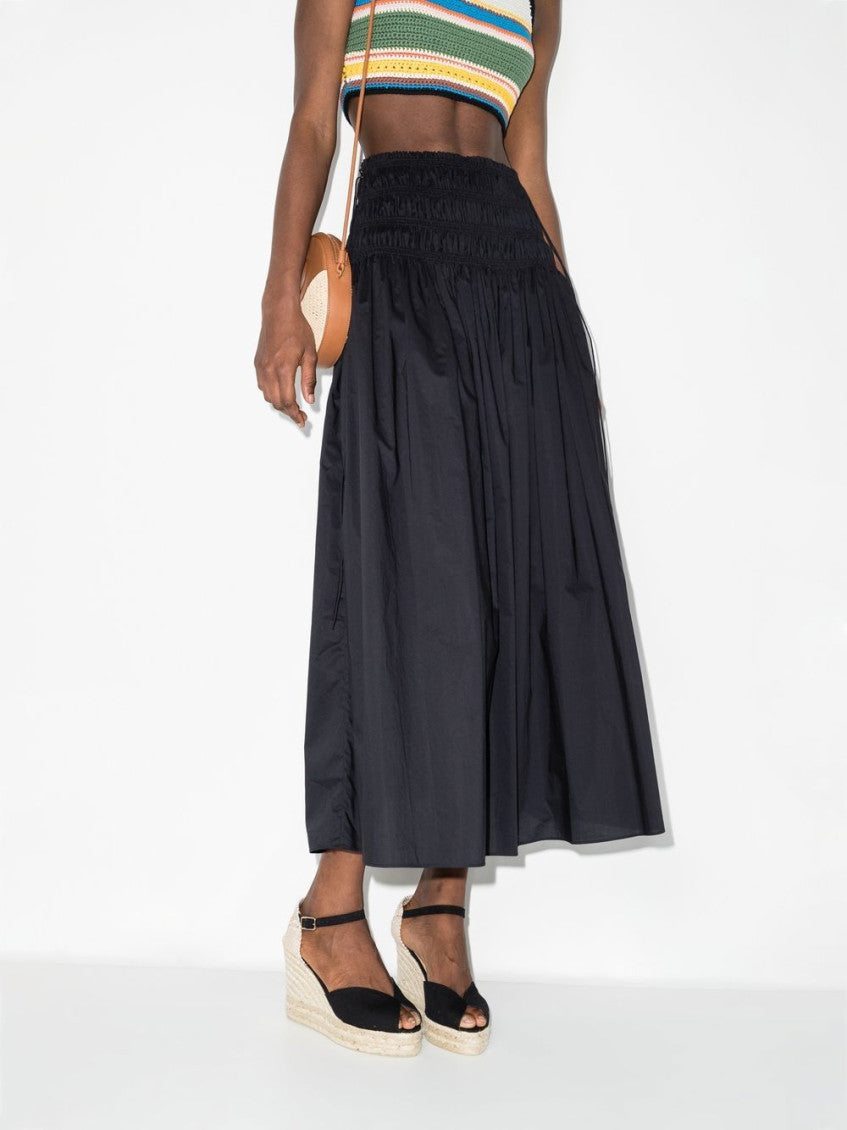 Black Bianca Wedge Heel Espadrilles 2