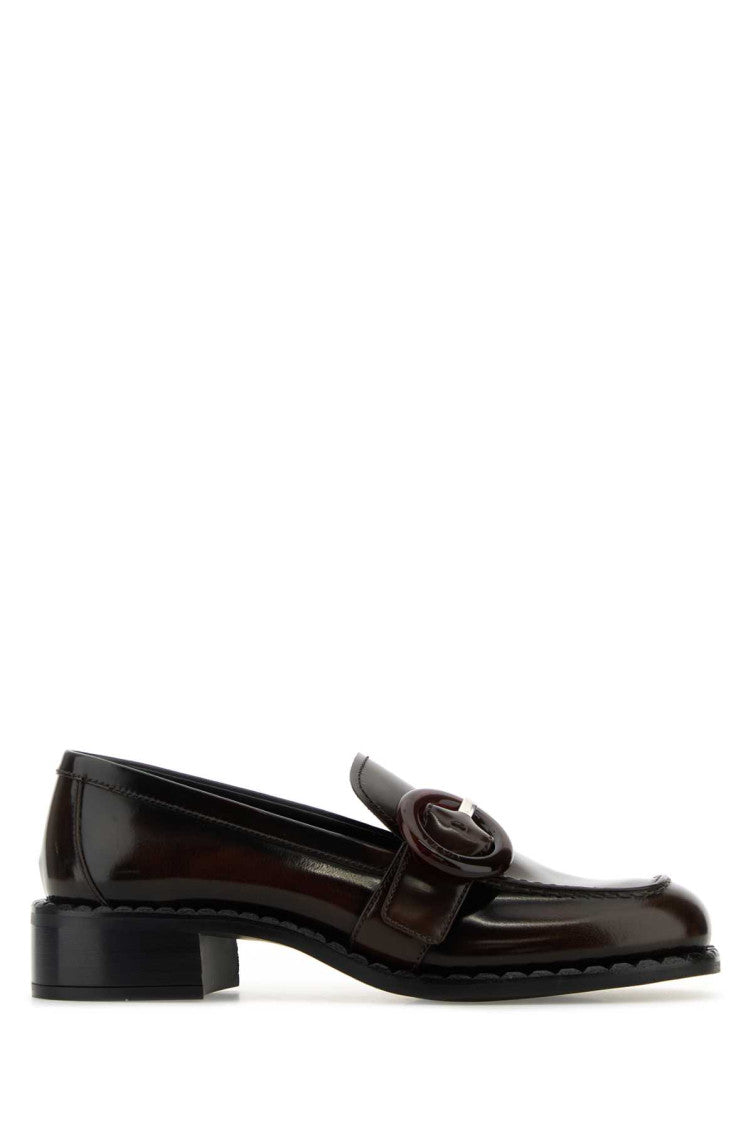 Dark Brown Leather Loafers 1
