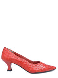 Red Slip On Pumps 1