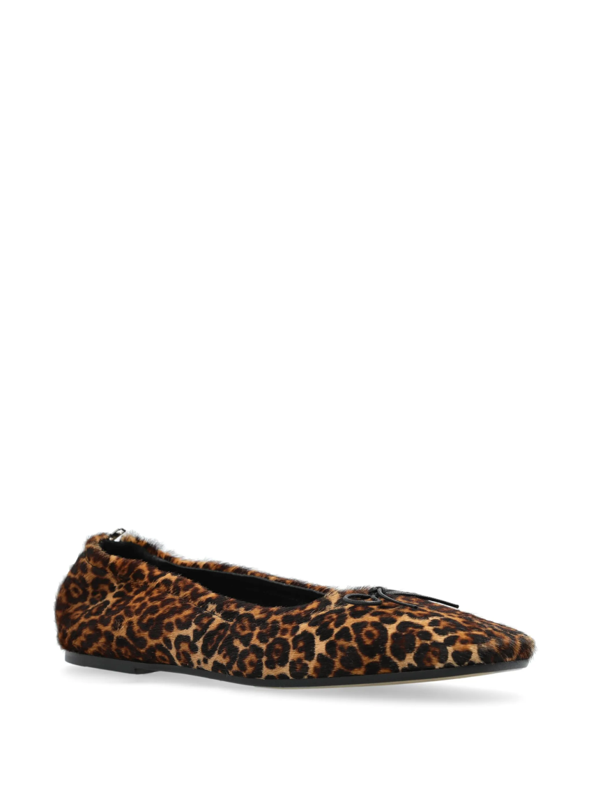 Leopard Print Slip On Ballet Flats 2