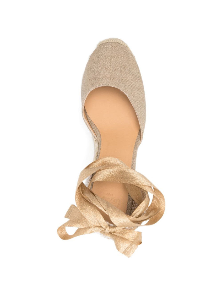 Beige Carina Espadrille Wedges 2