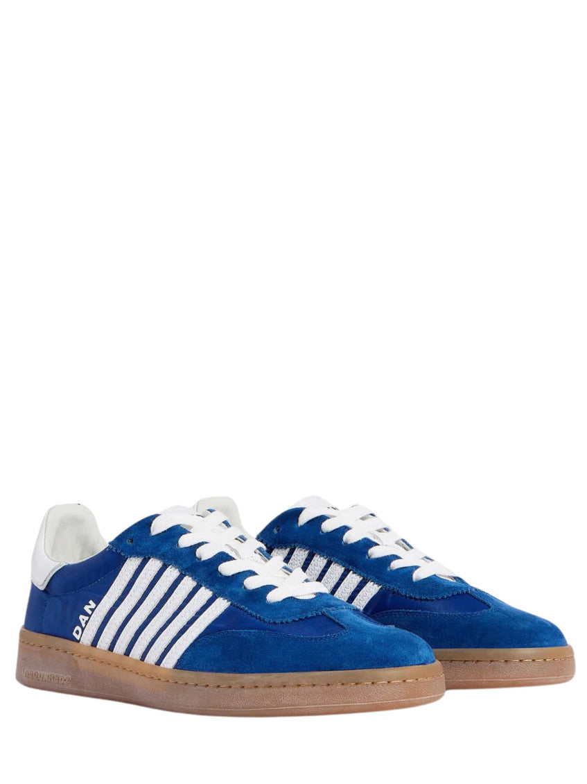 Blue Round-toe Sneakers 2