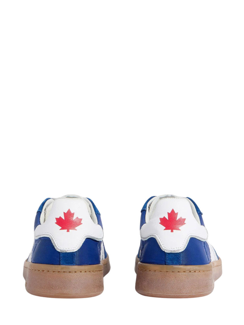 Blue Round-toe Sneakers 3