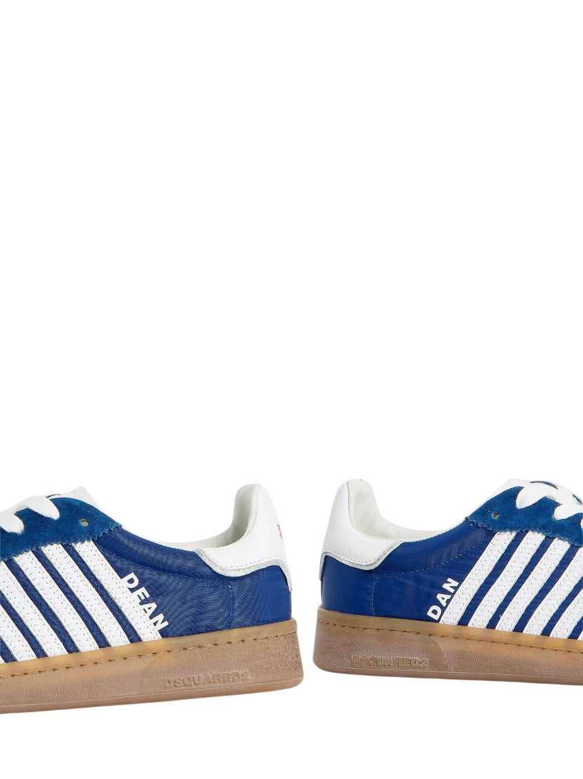 Blue Round-toe Sneakers 4