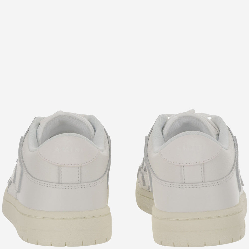 White Lace Up Sneakers 4