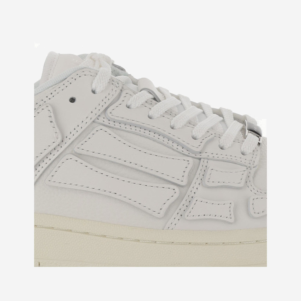White Lace Up Sneakers 5