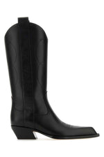 Black Leather Boots 1