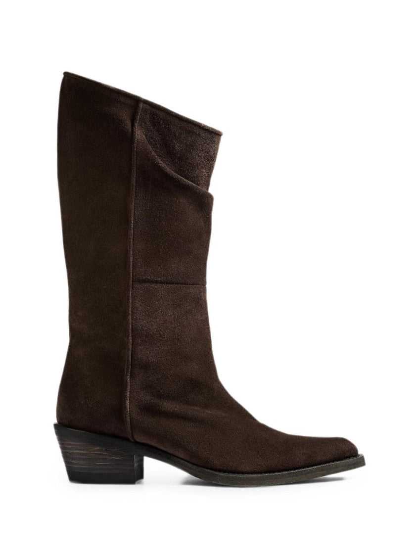 Brown Leather Boots 1