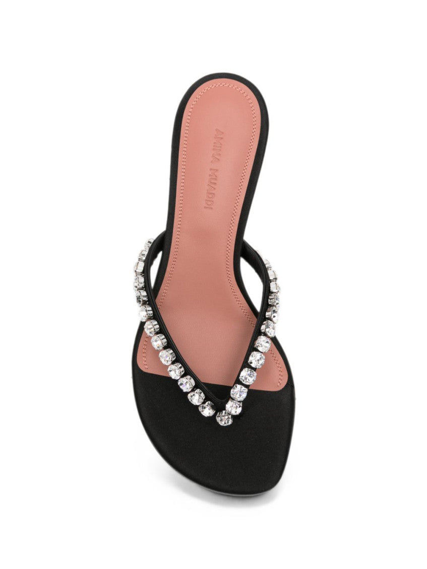 Black Slip On Heels 3