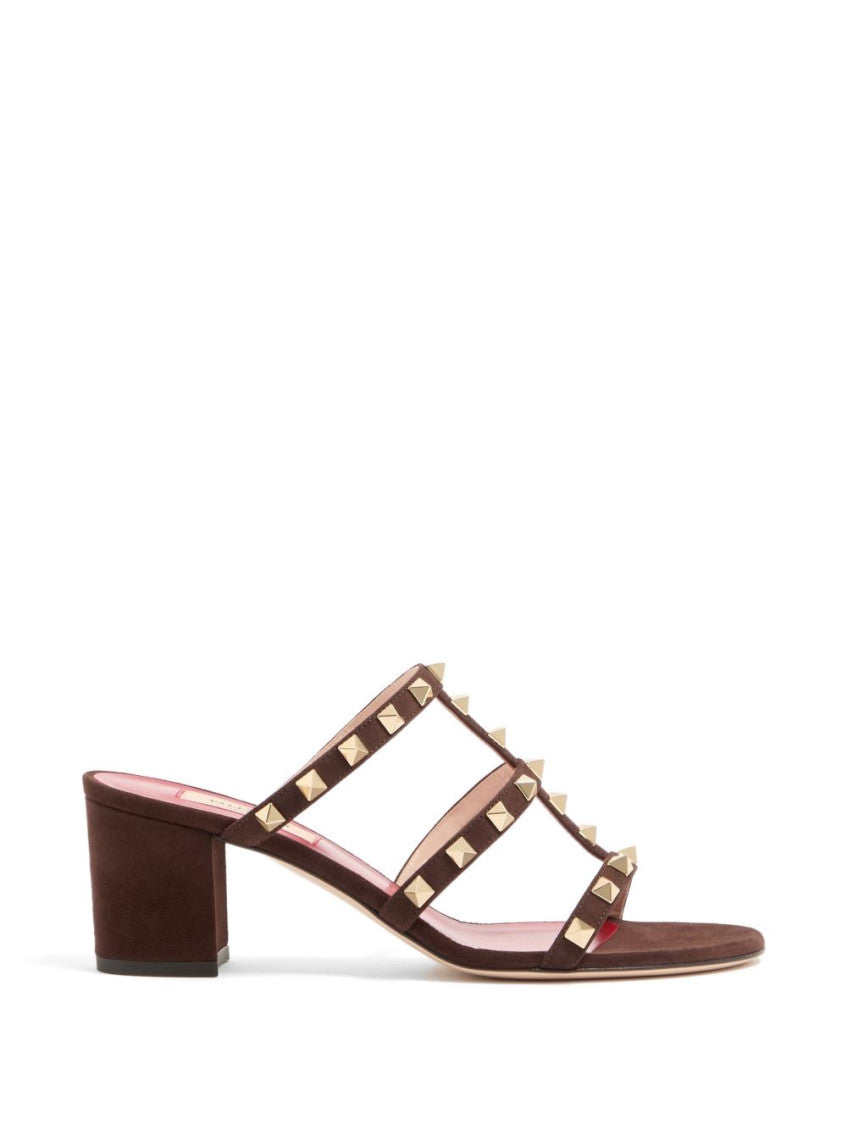 Brown Rockstud Heels 1