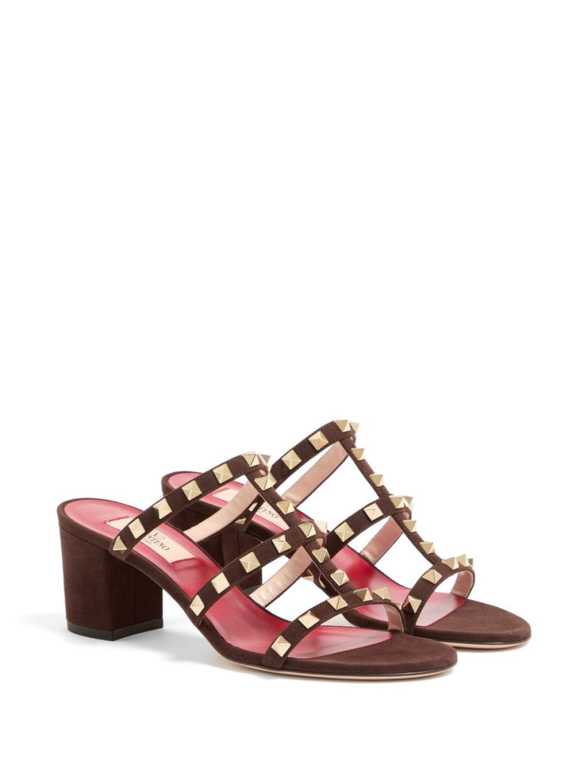 Brown Rockstud Heels 2
