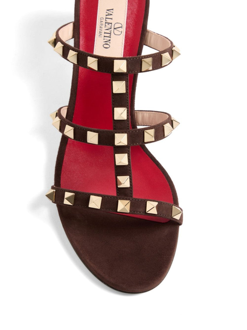 Brown Rockstud Heels 4