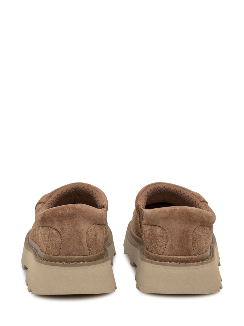 Brown Solid Loafers 3