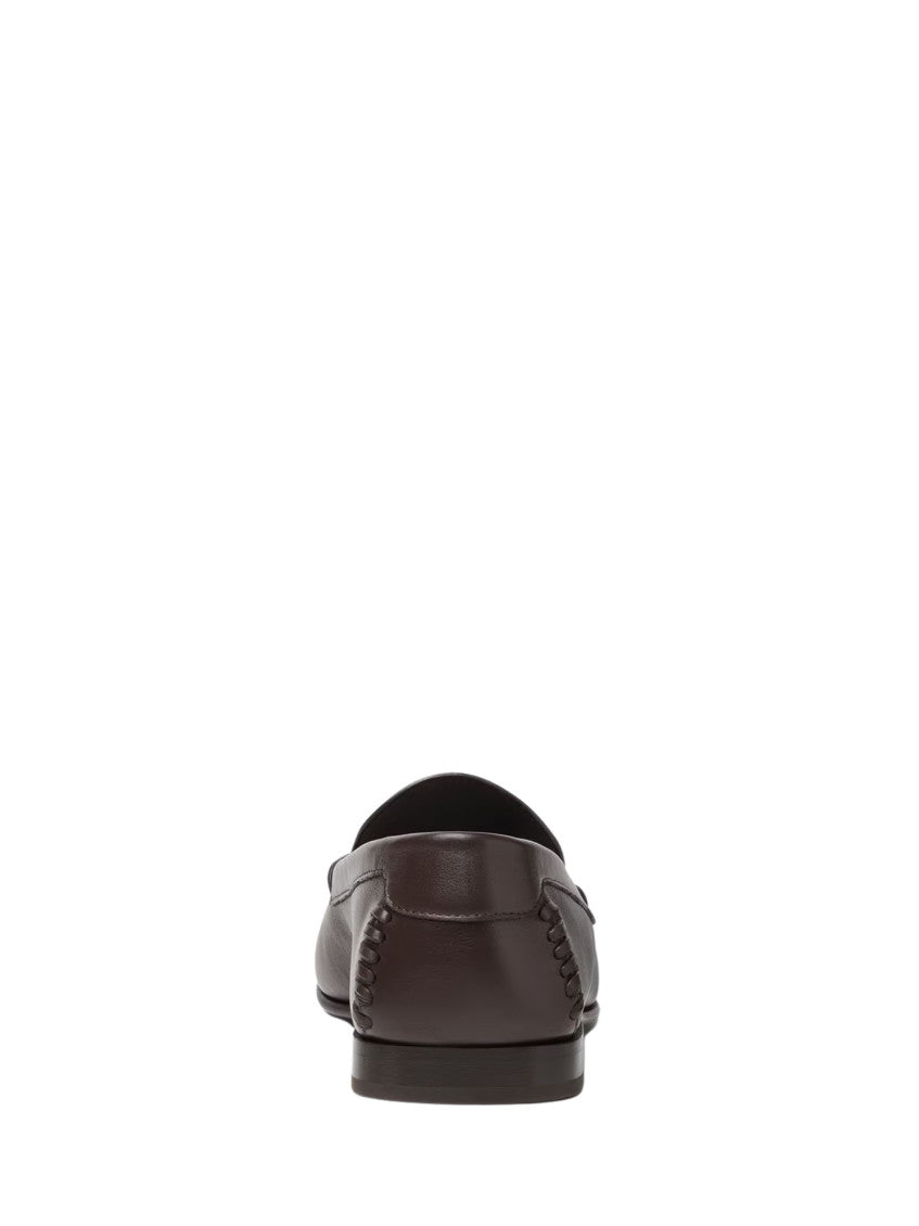 Brown Solid Loafers 4
