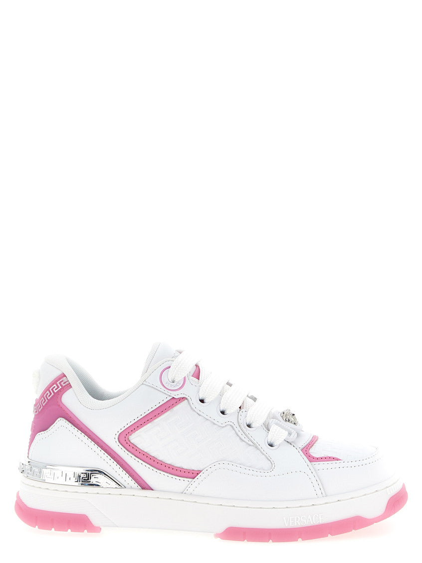 Pink Lace Up Sneakers 1