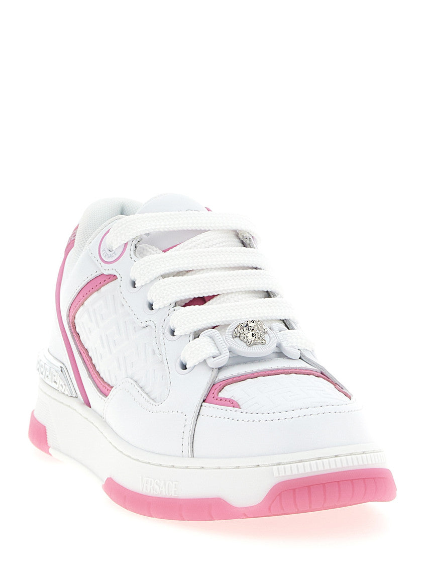 Pink Lace Up Sneakers 2