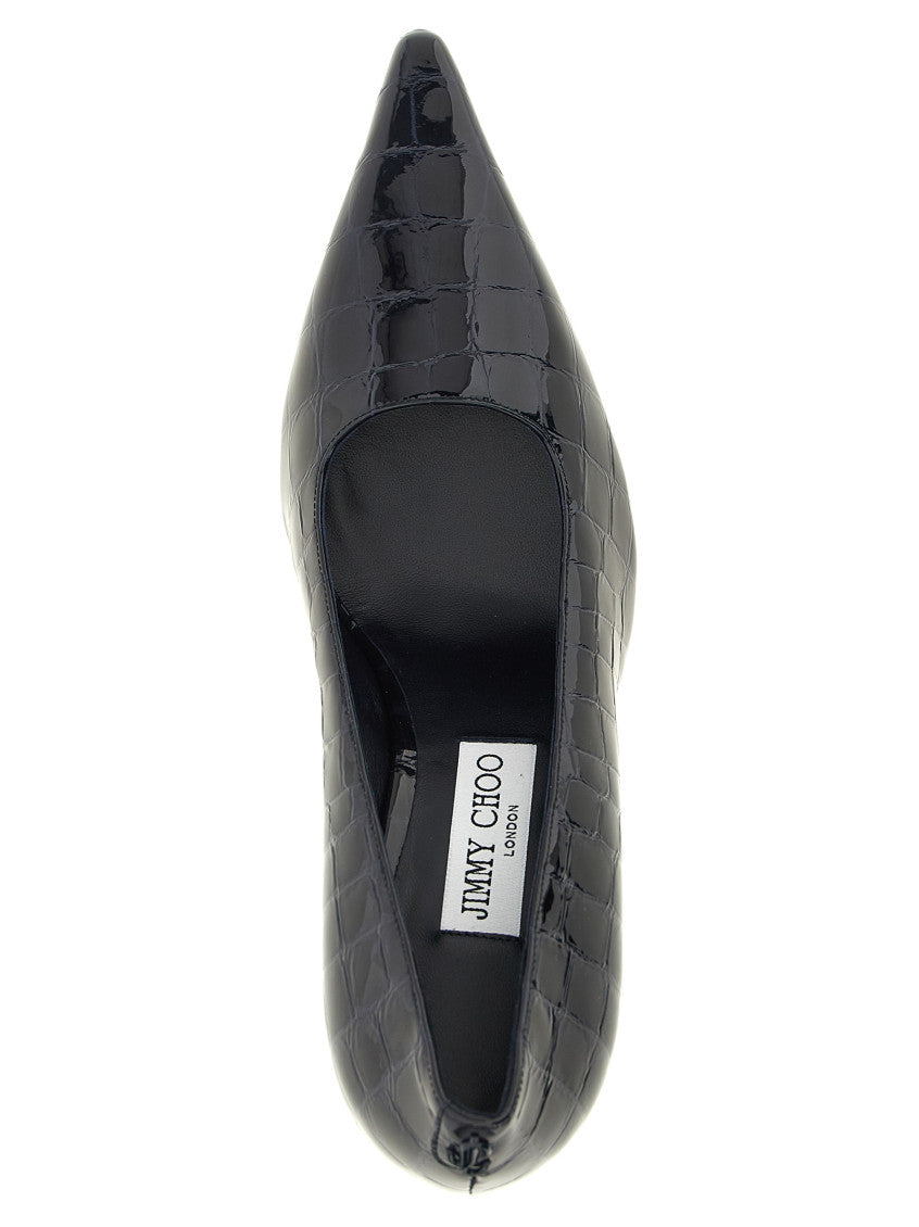 Black Slip On Pumps 4
