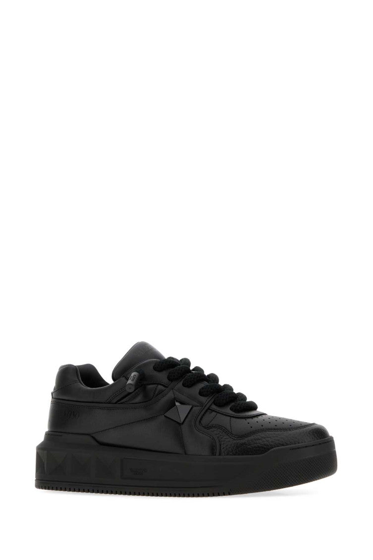 Black One Stud Sneakers 2