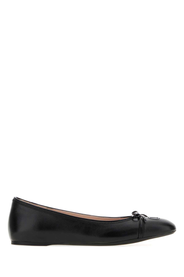 Black Bow Ballet Flats 1