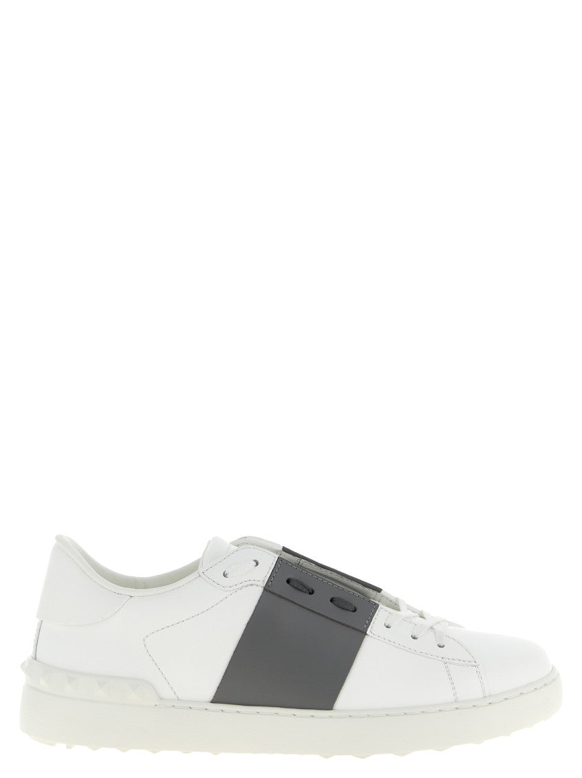 Grey Color Block Open Sneaker 1
