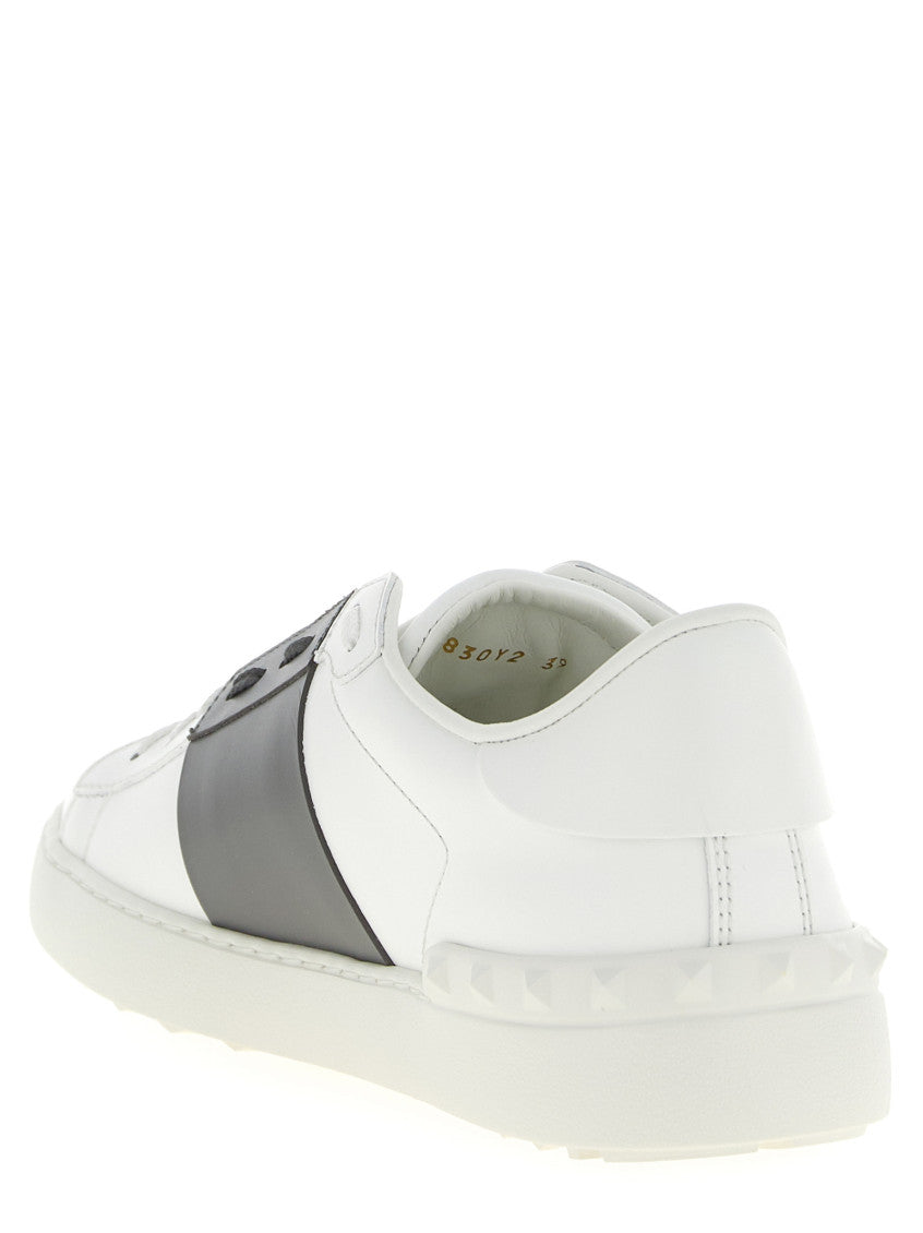 Grey Color Block Open Sneaker 3
