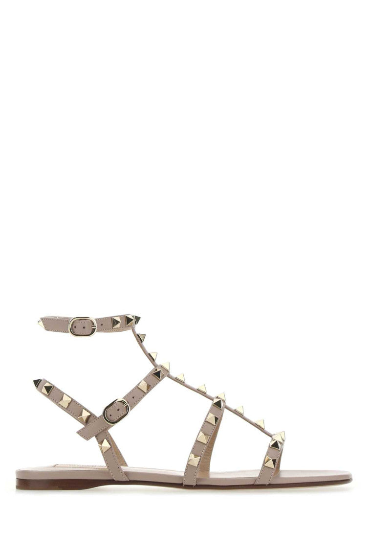 Pink Rockstud Sandals 1