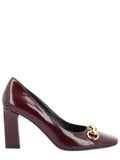 Maroon Slip On Pumps 1