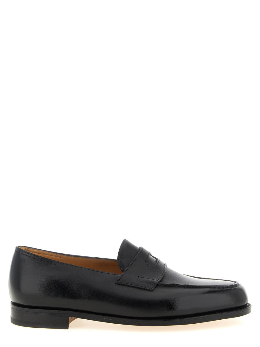 Black Solid Loafers 1