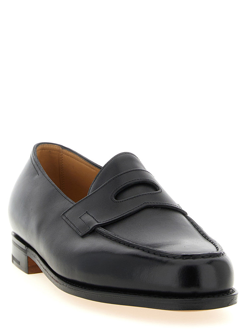 Black Solid Loafers 2