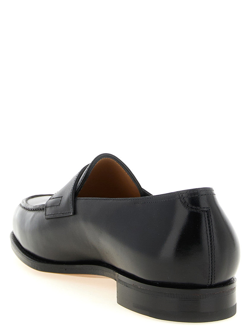 Black Solid Loafers 3