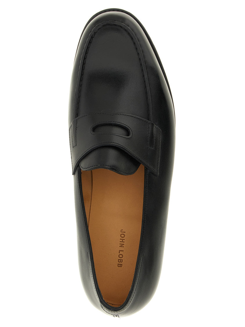 Black Solid Loafers 4
